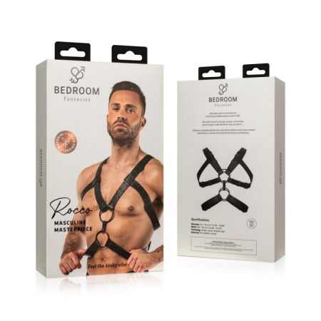 Портупея Bedroom Fantasies Rocco Masculine Masterpiece - Black || 