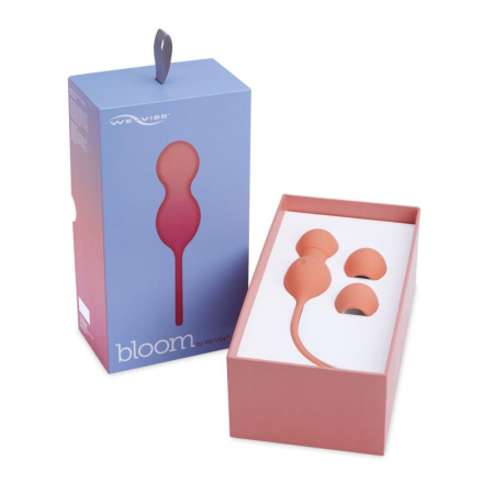 Смарт вагинальные шарики с вибрацией We-Vibe Bloom, диаметр 3,3 см, масса 45, 65, 80 г || 