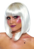 Светящийся в темноте парик Leg Avenue Pearl short natural bob wig White, короткий, жемчужный, 33 см || 