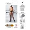 Колготки с открытым доступом, имитация ботфорт TIOPEN 009 black 1/2 (20 den) — Passion || 