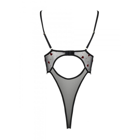 Эротическое боди с рисунком LOVELIA BODY black L/XL - Passion || 