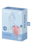 Вакуумный стимулятор-сердечко с вибрацией Satisfyer Cutie Heart Light Red || 
