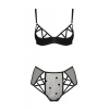 Эротический комплект с рисунком LOVELIA BIKINI black S/M - Passion || 