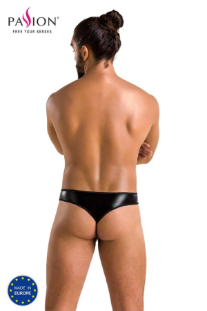 Мужские стринги Passion 033 Thong Paul S/M Black, под латекс || 