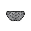 Трусики-слипы с кружевной сеточкой Dina Thong black S/M - Passion || 