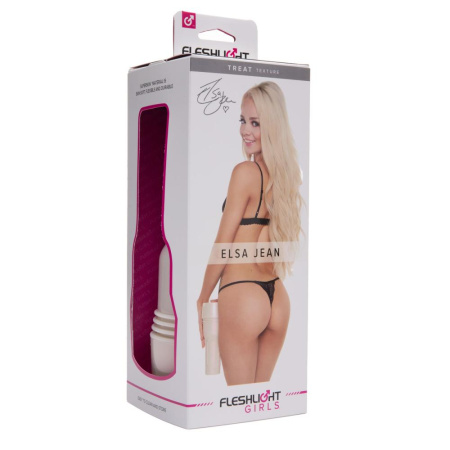 Мастурбатор Fleshlight Girls: Elsa Jean — Treat, со слепка ануса, очень нежный || 