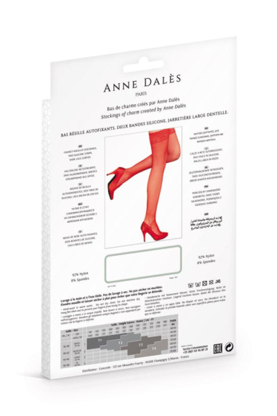 Чулки Anne De Ales CAMILLA T2 Red