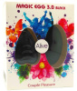 Виброяйцо Alive Magic Egg 3.0 Black с пультом ДУ, на батарейках || 