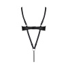 Боди из экокожи CELINE BODY black XXL/XXXL — Passion: с доступом, открытый || 