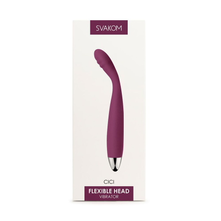 Тонкий вибратор точки G Svakom Cici Violet || 