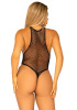 Боди-сетка со стразами Leg Avenue Net snap crotch tank bodysuit Black, one size || 