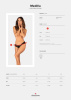Трусики Obsessive Medilla crotchless thong XS/S || 