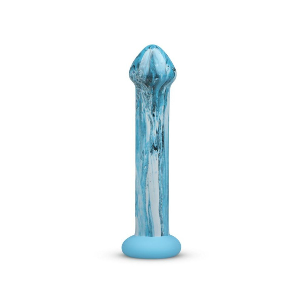 Стеклянный дилдо Gildo - Ocean Ripple Glass Dildo