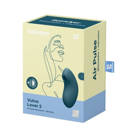 Вакуумный вибратор Satisfyer Vulva Lover 2 Blue || 