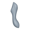 Вакуумный стимулятор с вибрацией Satisfyer Curvy Trinity 3 BlueGrey || 