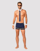 Эротический костюм пилота Obsessive Pilotman set 2XL/3XL, боксеры, манжеты, воротник с галстуком, оч || 