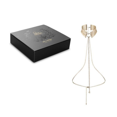 Ожерелье-воротник Bijoux Indiscrets Desir Metallique Collar - Gold || 