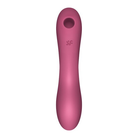 Вакуумный стимулятор с вибрацией Satisfyer Curvy Trinity 3 Red || 