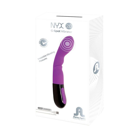 Вибратор Adrien Lastic Nyx 2.0  стимуляция точки G и входа во влагалище, перезаряжаемый || 