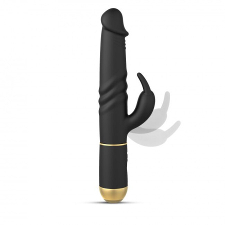Вибратор Dorcel Furious Rabbit 2.0 с возвратно-поступательными движениями головки, перезаряжаемый || 