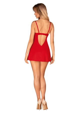 Пеньюар Obsessive Ingridia chemise & thong XS/S || 