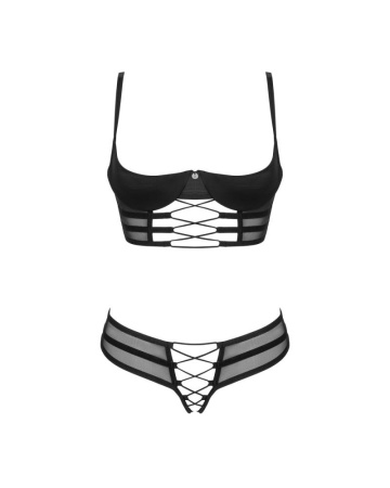 Комплект Obsessive Roxelia 2-pcs crotchless set XL/2XL || 