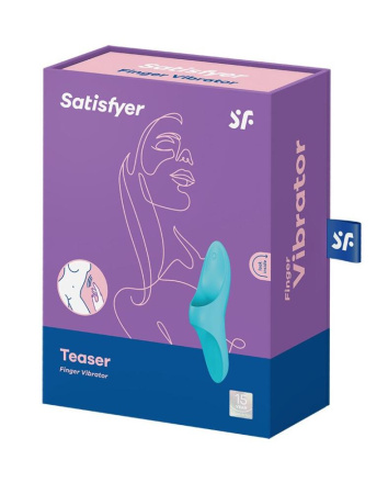 Вибратор на палец Satisfyer Teaser Light Blue || 