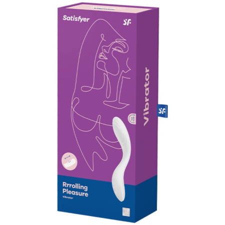 Вибратор с жемчужной стимуляцией точки G Satisfyer Rrrolling Pleasure White || 
