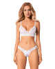 Эротический комплект Obsessive Heavenlly 2-pcs set XL/2XL, бюстгальтер и танга
