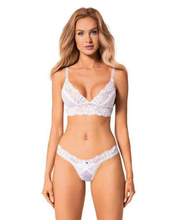 Эротический комплект Obsessive Heavenlly 2-pcs set XL/2XL, бюстгальтер и танга