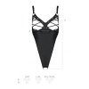 Боди из экокожи Celine Body black L/XL — Passion: с доступом, открытый || 