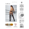 Колготки с открытым доступом, двойная плотность TIOPEN 012 black 1/2 (20/40 den) — Passion || 