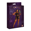 Платье-бодистокинг Moonlight Plus Model 01 XL-XXXL Black, мини, без рукавов || 