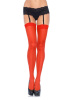 Сексуальные чулки под подвязки Leg Avenue Sheer Stockings Red, one size