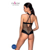 Сетчатый боди с халтером Amanda Body black L/XL - Passion || 