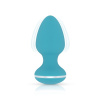 Анальная вибропробка Cala Azul - Blanca Vibrating anal plug || 