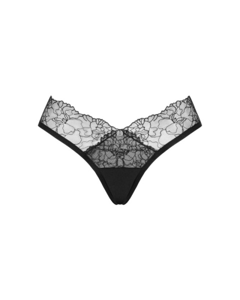 Сетчатые трусики под омбре Obsessive Bella Rou panties M/L