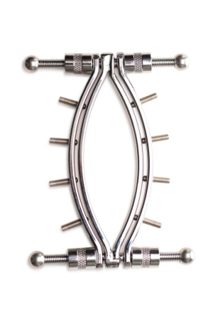 Зажим для половых губ Master Series Spread'Em Poker Vagina Clamp with Adjustable Pressure Screws