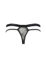 Мужские прозрачные стринги Passion 029 Thong Collin L/XL Black, сетка || 
