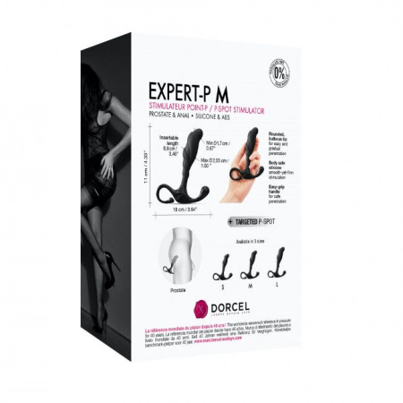 Ручной эргономичный массажер простаты Dorcel Expert P size M || 