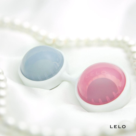 Набор вагинальных шариков LELO Beads, диаметр 3,5 см, изменяемая нагрузка, 2х28 и 2х37 г || 