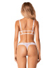 Эротический комплект Obsessive Heavenlly 2-pcs set XS/S, бюстгальтер и танга || 
