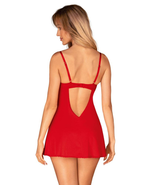 Пеньюар Obsessive Ingridia chemise & thong M/L