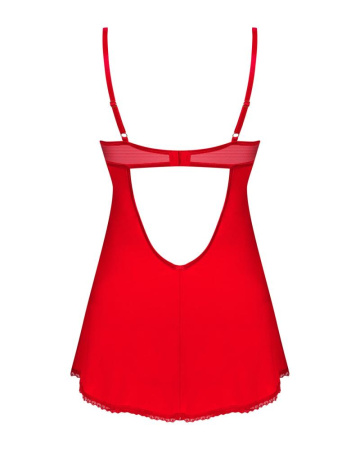 Пеньюар Obsessive Ingridia chemise & thong M/L || 