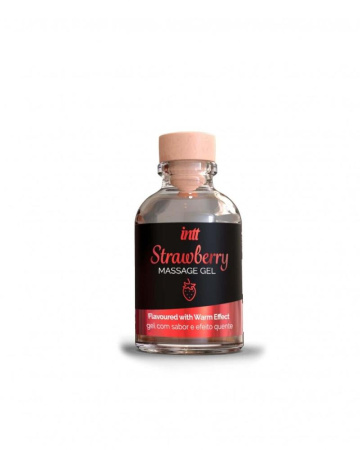 Массажный гель для интимных зон Intt Strawberry (30 мл) || 