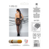 Колготки с открытым доступом, ажурные трусики и подвязки TIOPEN 013 black 3/4 (20/40 den) — Passion || 