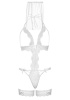 Костюм невесты Leg Avenue G-string teddy, veil & garter One size White, с открытой грудью || 