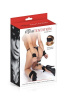 Крестовина для ног и рук Fetish Tentation Cross Ankle and Wrist Straps с маской на глаза || 