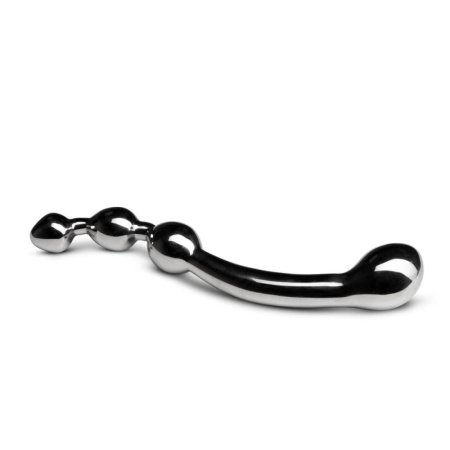 Анально-вагинальный стимулятор Sinner Gear Unbendable — Multi-Stim Pleasure Wand Metal Anal Dildo || 