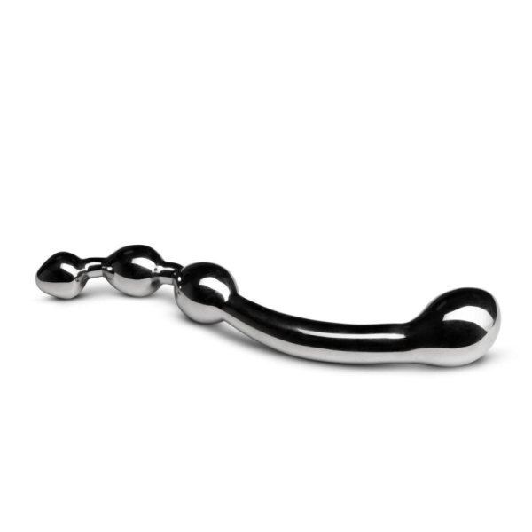 Анально-вагинальный стимулятор Sinner Gear Unbendable — Multi-Stim Pleasure Wand Metal Anal Dildo
